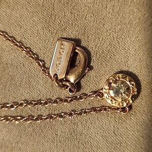 Coach necklace gold